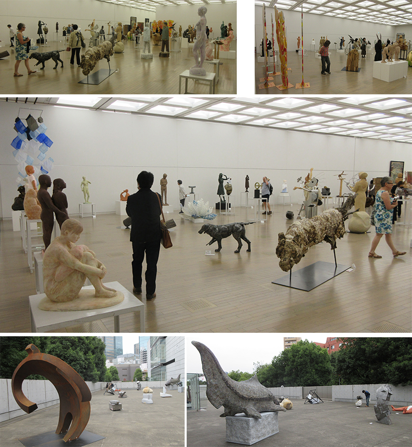 2024年10月16日　第77回二紀展　彫刻会場展示風景画像1